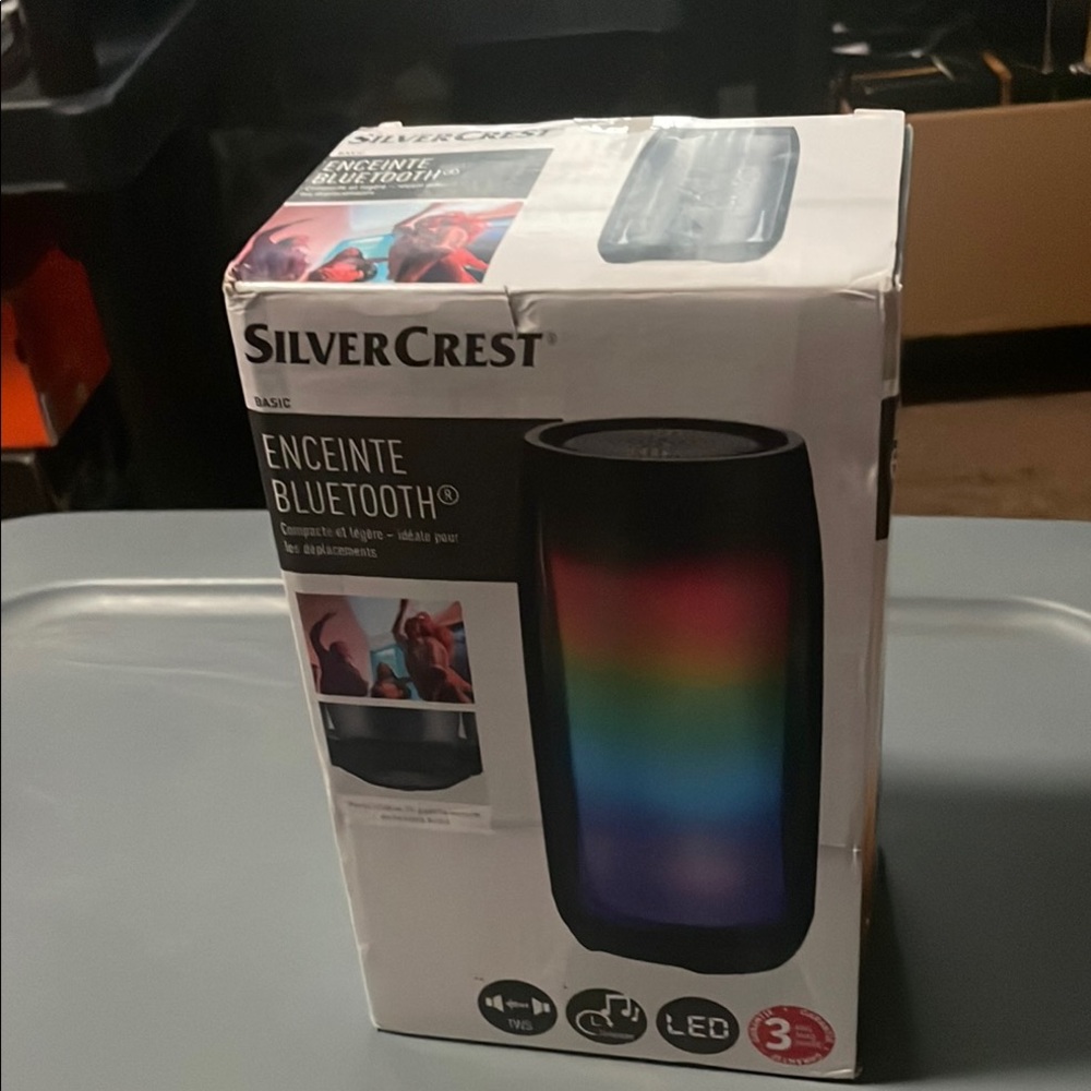 SilverCrest Bluetooth Speaker with LED Lights